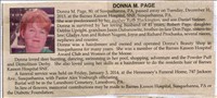 Page, DonnaM